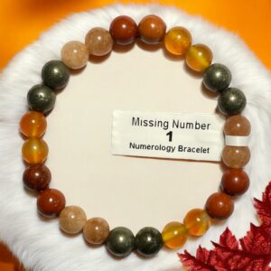 Missing Number 1 Numerology Bracelet