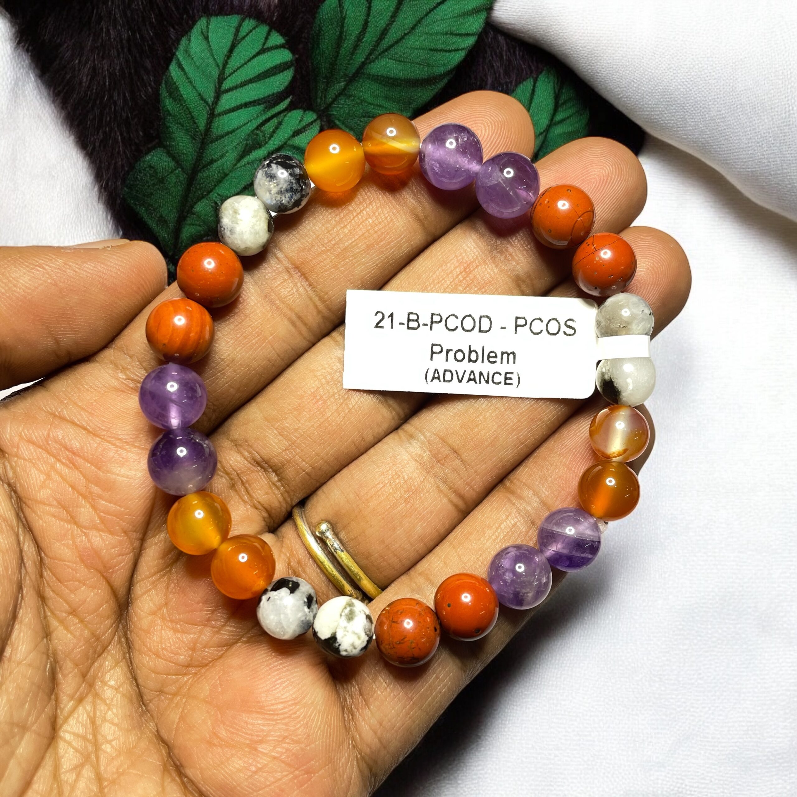 PCOD - PCOS Pregnancy (Advance) Remedies & Intentions Bracelet - Image 3