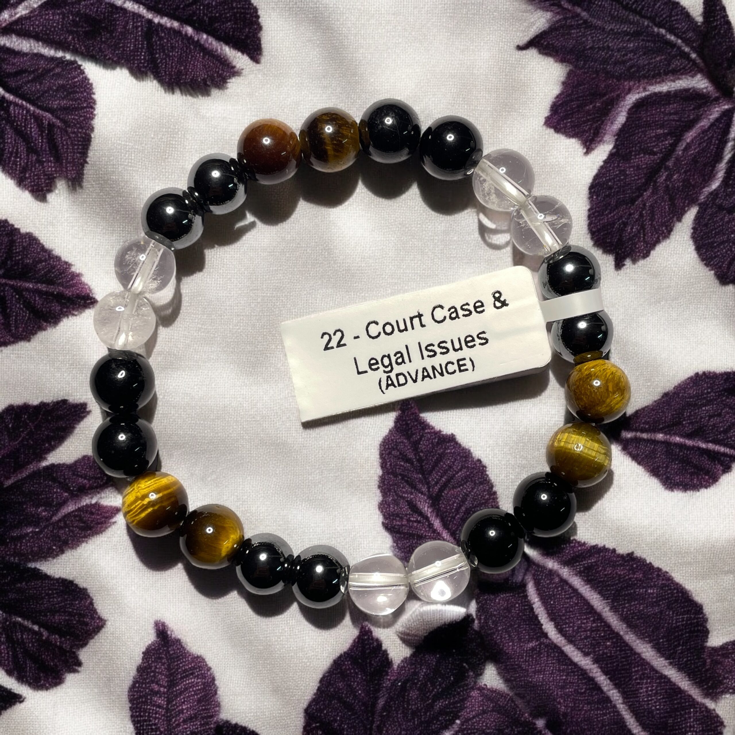 Court Case & Legal Issues (Advance) Remedies & Intentions Bracelet