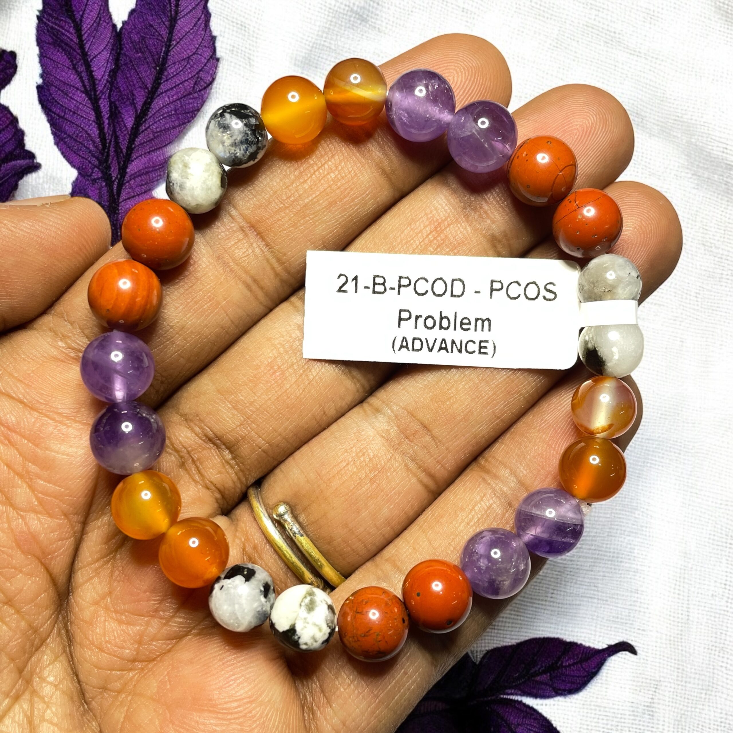 PCOD - PCOS Pregnancy (Advance) Remedies & Intentions Bracelet - Image 2