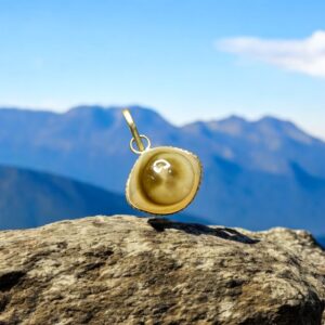 Agate Eye Crystal Pendant