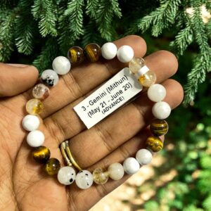 Gemini  Bracelet (Mithun)(Advance) Zodiac Sign