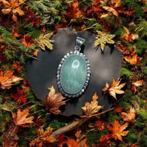 Amazonite Crystal Pendant