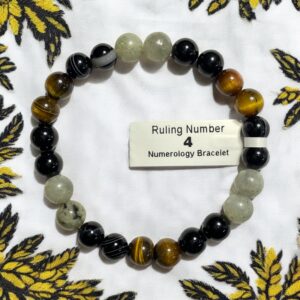 Ruling Number 4 Numerology Bracelet