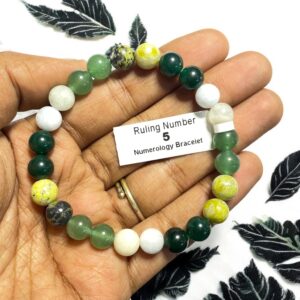 Ruling Number 5 Numerology Bracelet