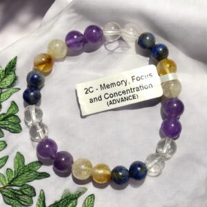 Memory, Focus and Concentration (Advance) Remedies & Intentions Bracelet