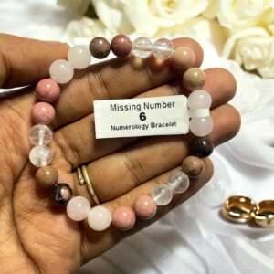 Missing Number 6 Numerology Bracelet